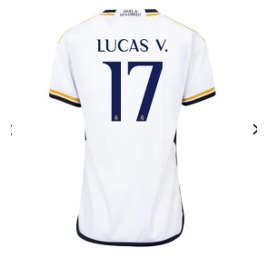 Real Madrid Lucas Vazquez #17 Domaci Dres za Ženska 2023-24 Kratak Rukavima
